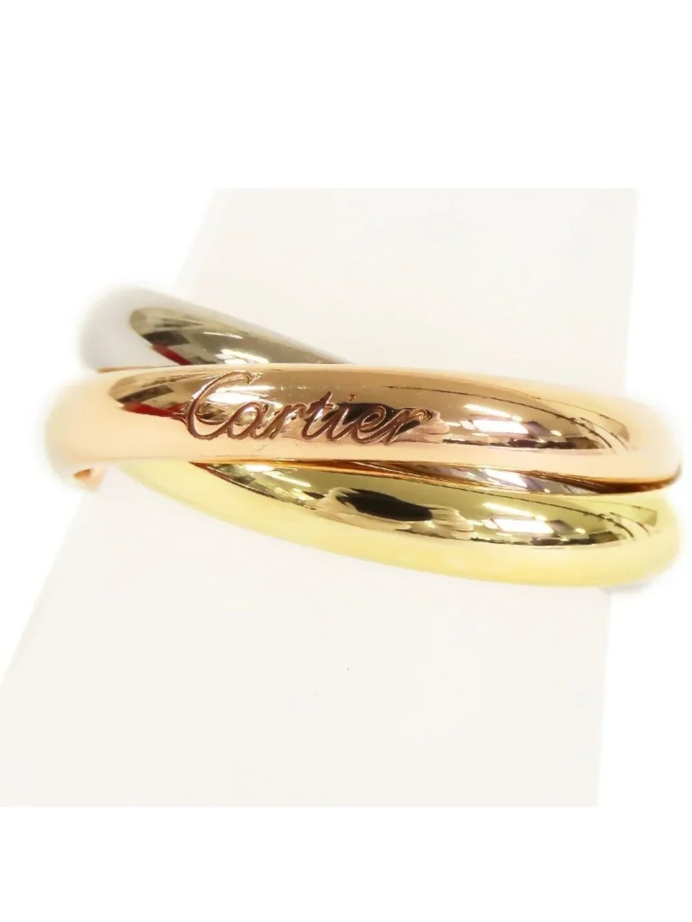 Cartier Trinity MM Classic B Three Color Gold 57 Ring